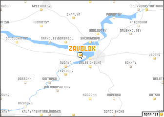 map of Zavolok