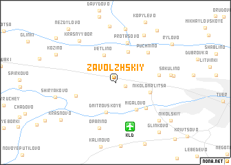 map of Zavolzhskiy