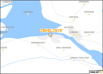 map of Zavolzh\