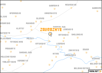 map of Zavrazh\