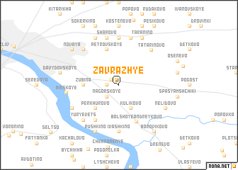 map of Zavrazh\