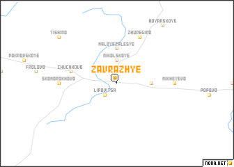 map of Zavrazh\