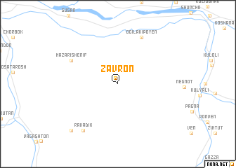 map of Zavron