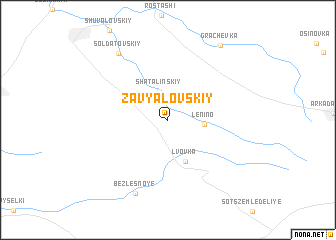 map of Zav\