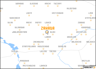 map of Zawada