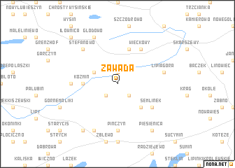 map of Zawada