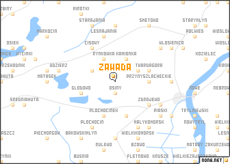 map of Zawada