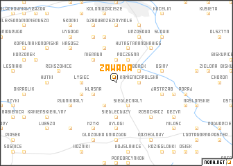 map of Zawada