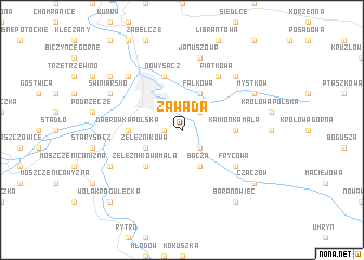 map of Zawada