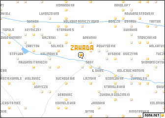 map of Zawada