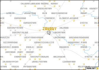 map of Zawady