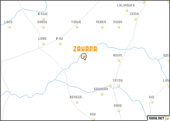 map of Zawara