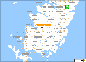 map of Zawardini