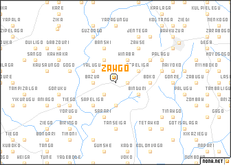 map of Zawgo