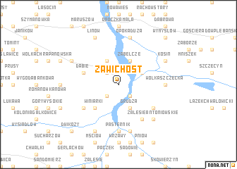 map of Zawichost