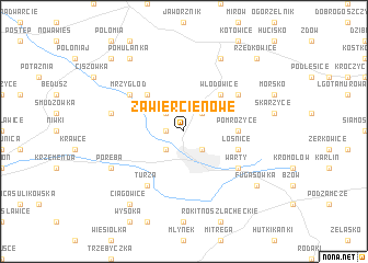 map of Zawiercie Nowe