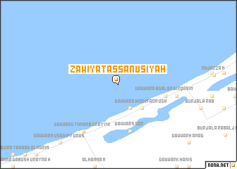 map of Zāwiyat as Sanūsīyah