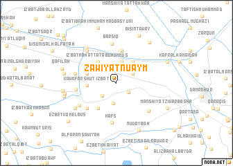 map of Zāwiyat Nu‘aym