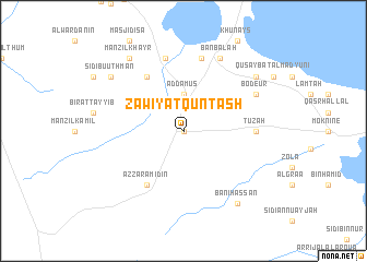 map of Zāwiyat Qunţash