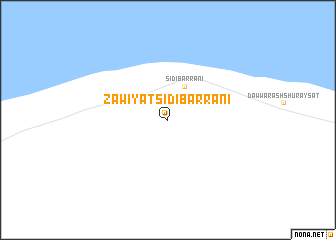 map of Zāwiyat Sīdī Barrānī