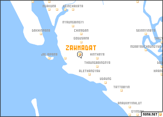 map of Zawmadat