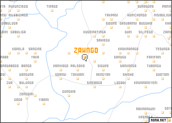 map of Zawngo