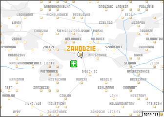 map of Zawodzie