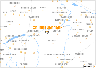 map of Zawr Abū Dardah