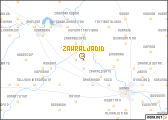 map of Zawr al Jadīd