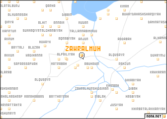 map of Zawr al Mūḩ