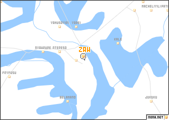 map of Zaw