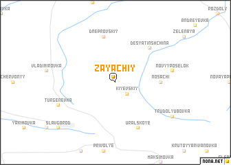 map of Zayachiy