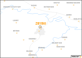 map of Zayaki