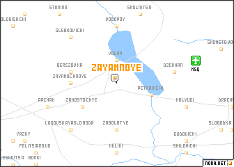 map of Zayamnoye