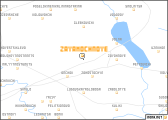 map of Zayamochnoye