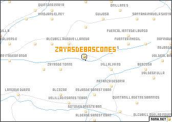 map of Zayas de Báscones