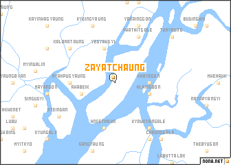 map of Zayatchaung