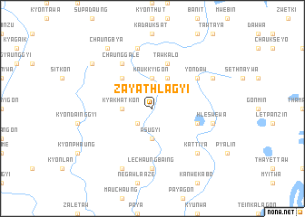 map of Zayathlagyi