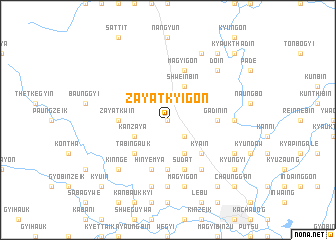 map of Zayatkyigon