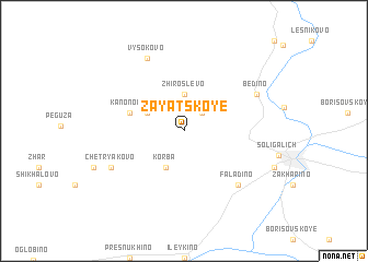 map of Zayatskoye