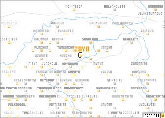 map of Zaya