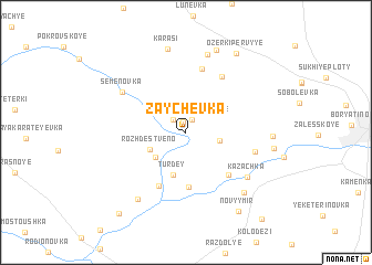 map of Zaychevka