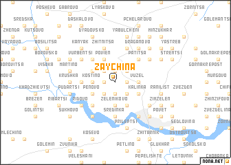 map of Zaychina