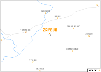 map of Zayevo