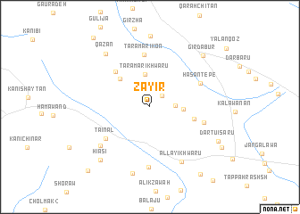 map of Zāyir