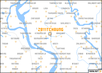 map of Zayitchaung