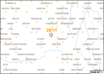 map of Zayit