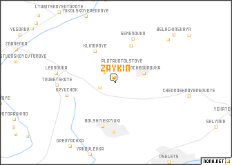 map of Zaykin