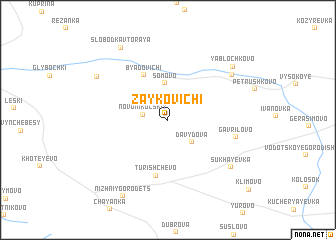 map of Zaykovichi