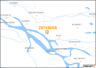 map of Zaykovka